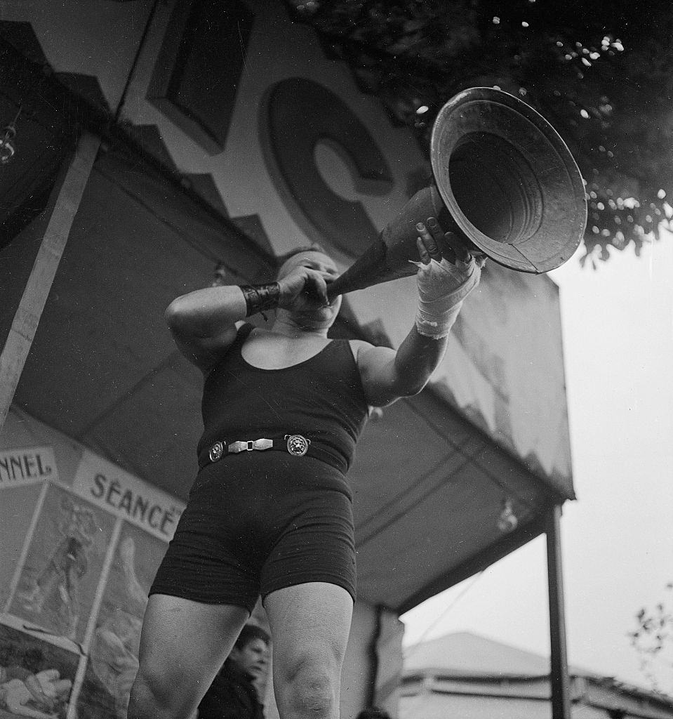 Fairground people. France, about 1935.