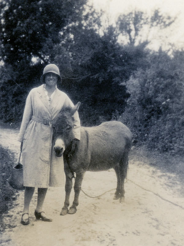 Historical Photos of People Enjoying Donkey Rides on the Beach from the Early 20th Century