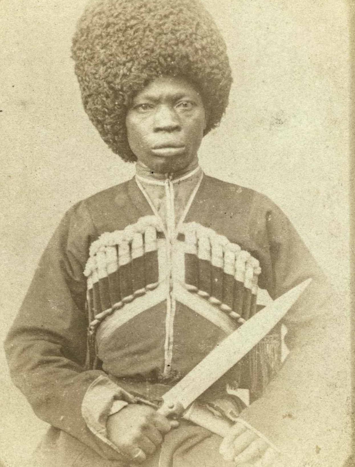 An Afro-Abkhazian mountaineer.