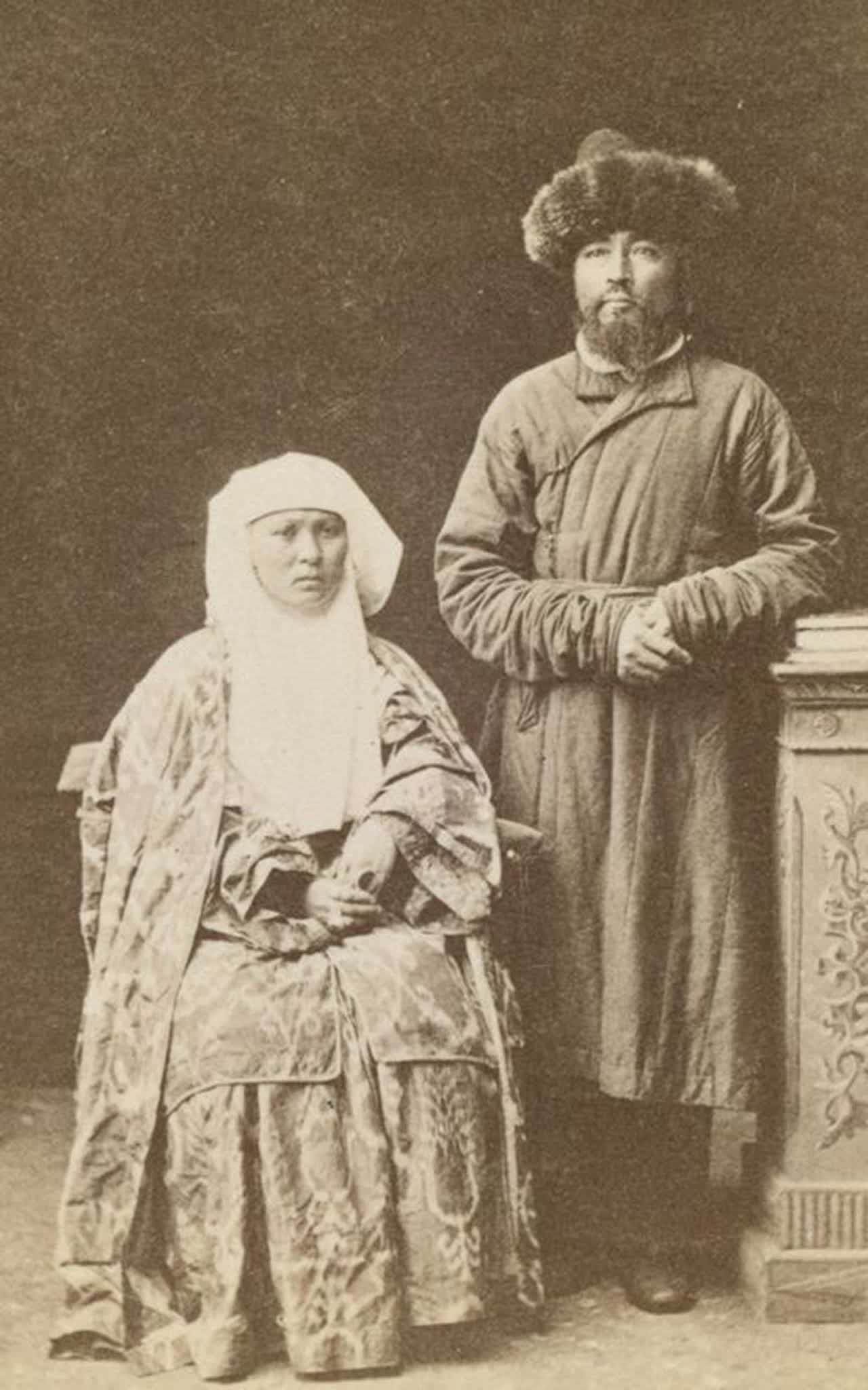 A Kazakh couple.
