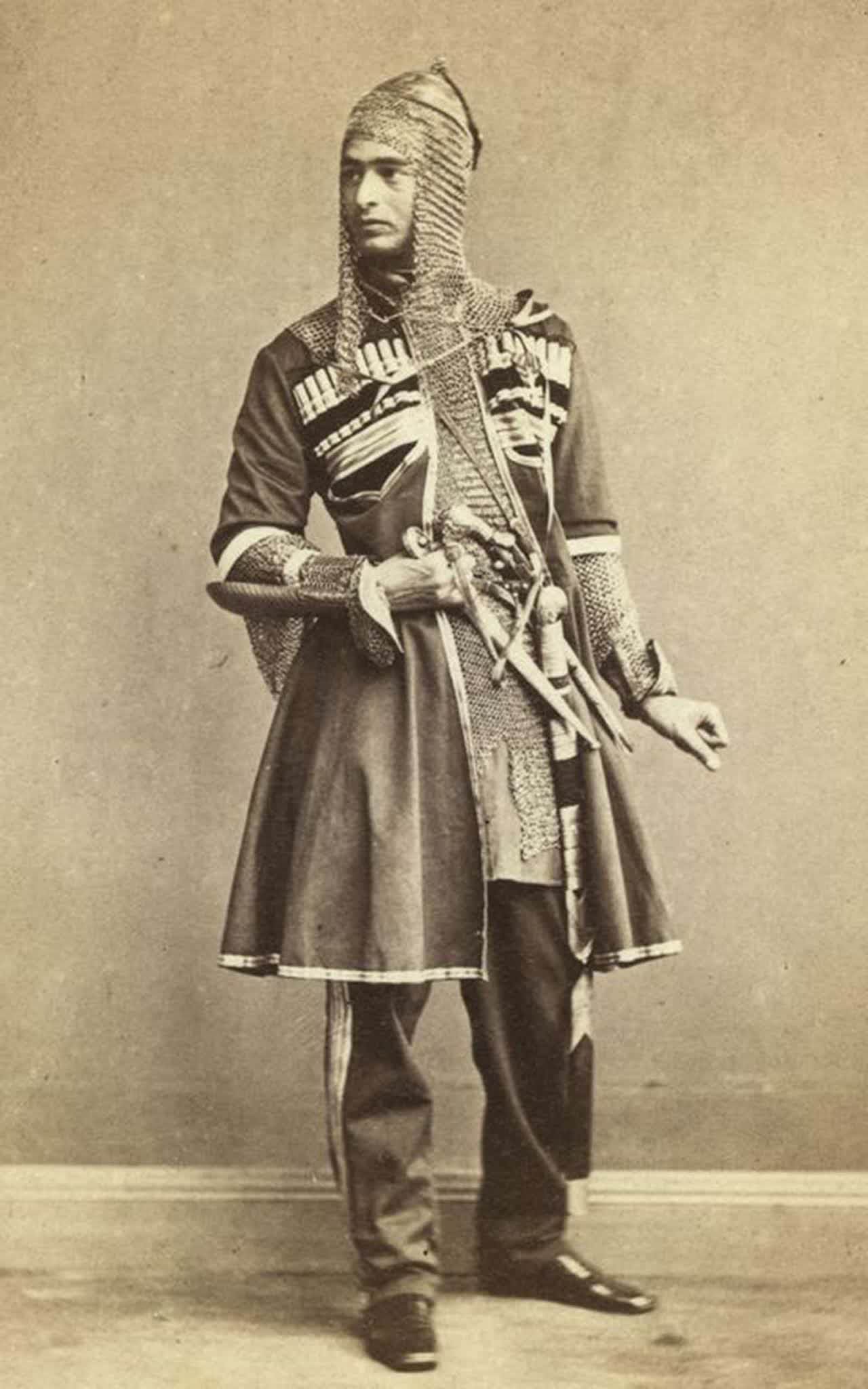 An officer of a Sesghian regiment, St. Petersburg.