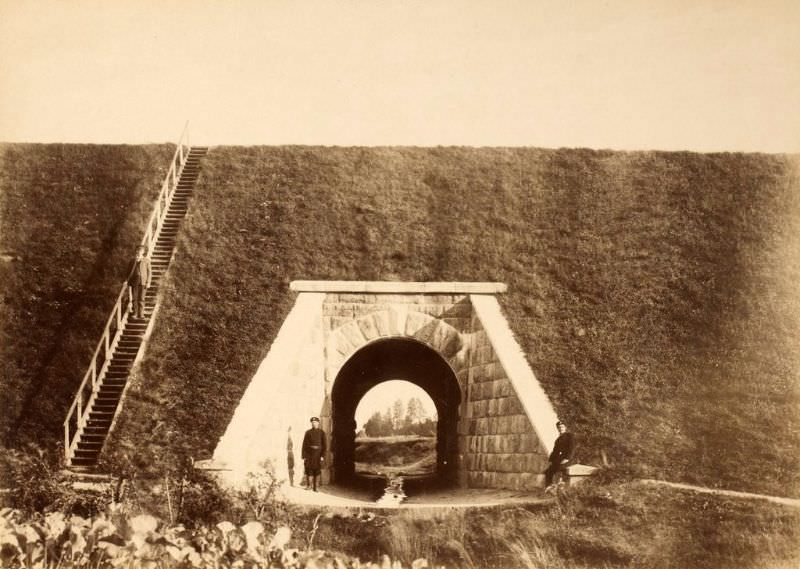 Railway culvert by Valga, June 5, 1889