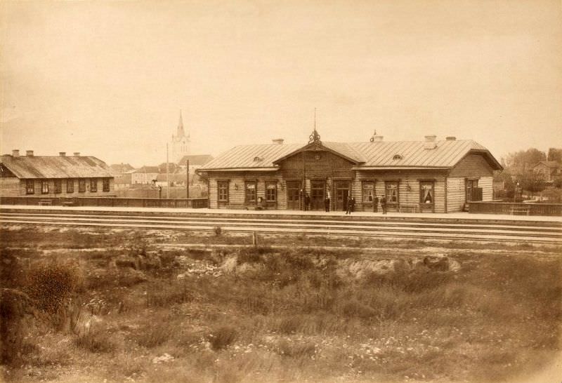 Cēsis train station, September 15, 1890