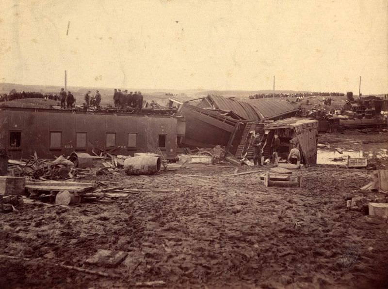 Rail accident by Puka, May 2, 1897