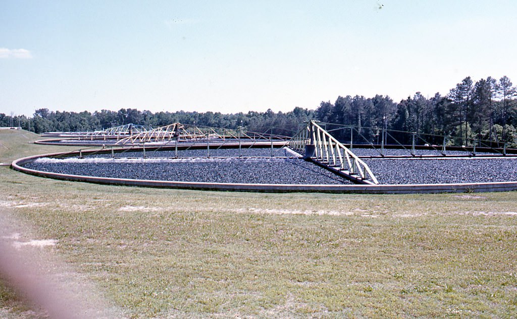 Unidentified sewage treatment plant, 1970s