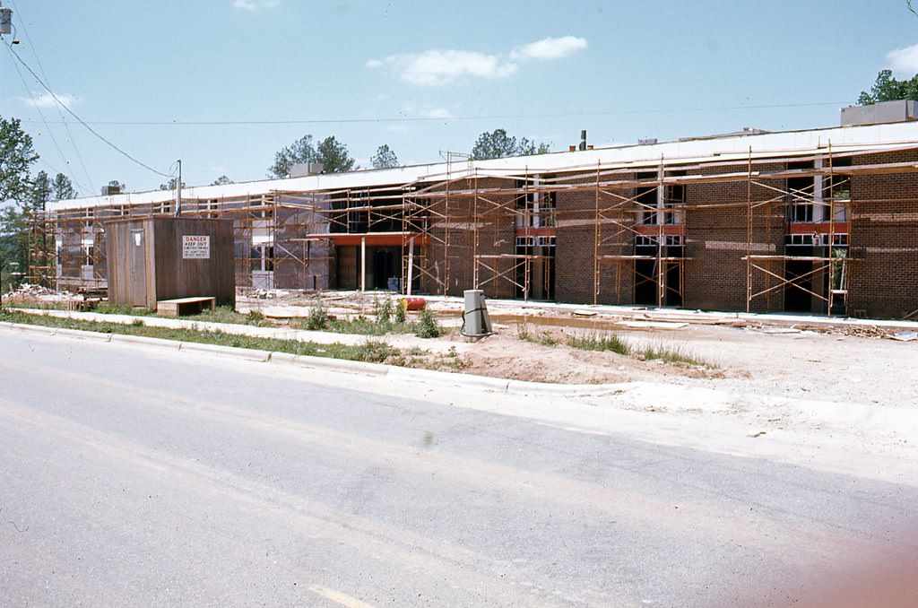 1100 Navaho Drive under construction, Raleigh, 1970s