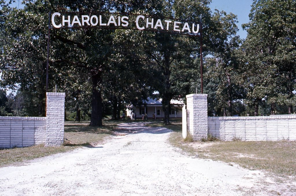 Entrance to Charolais Chateau, 1970s