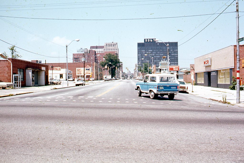 500 block of Fayetteville Street, Raleigh, 1970s