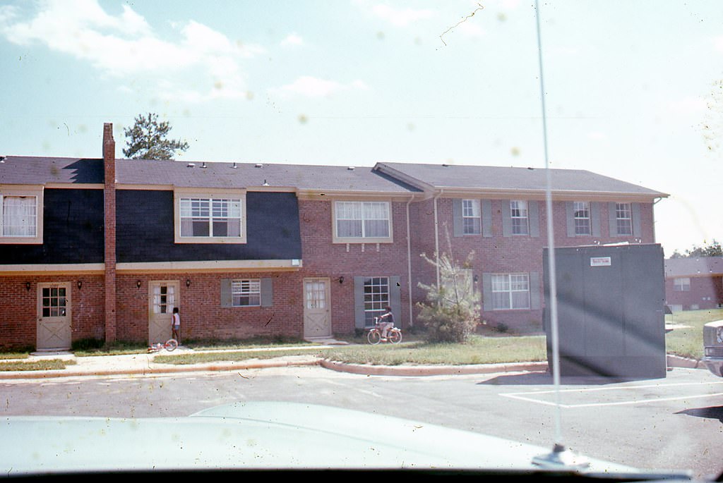 Fox Ridge Manor Apartments on Rock Quarry Road, Raleigh, 1970s