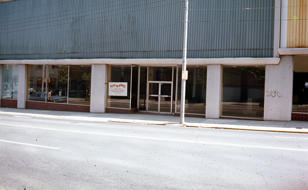 Unidentified location in Downtown Raleigh, 1970s