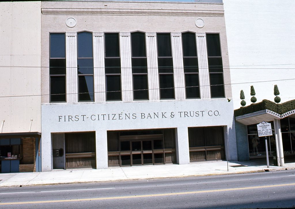 First Citizen's Bank and Trust, 300 block of Fayetteville Street, Raleigh, 1970s