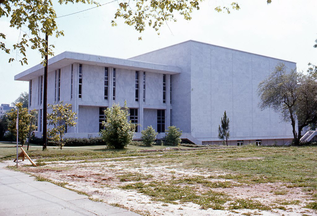 Rear of NC Archives and History Building, 1970s