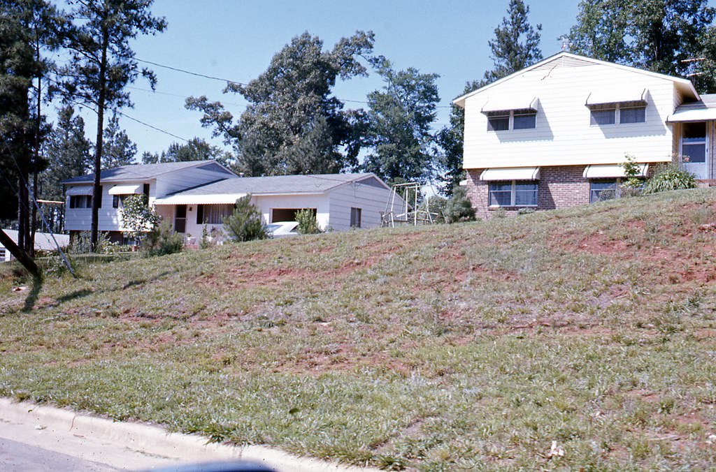 Residences at 2425 and 2501 Rock Quarry Road in Raleigh, 1970s