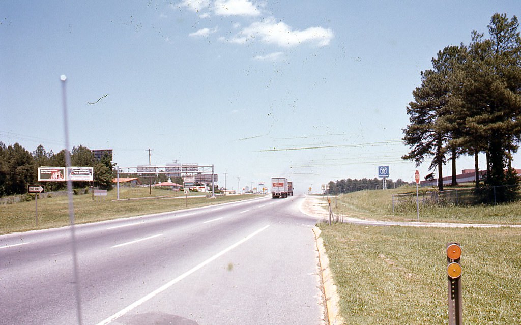 2600 Capital Boulevard (North Boulevard) looking north, Raleigh, 1970s