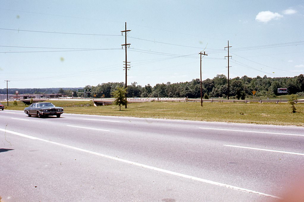 Capital Boulevard (North Boulevard) and Raleigh Beltline, 1970s