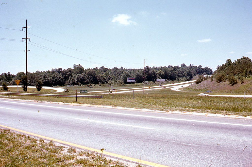 Capital Boulevard (North Boulevard) and Raleigh Beltline, 1970s