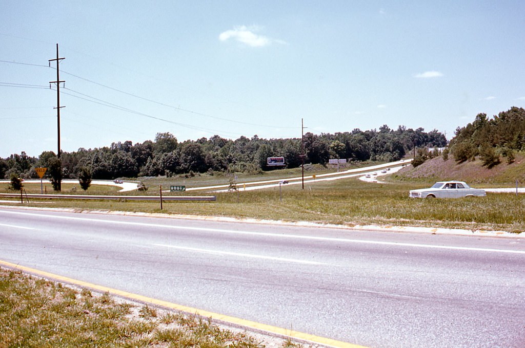 Capital Boulevard (North Boulevard) and Raleigh Beltline, 1970s