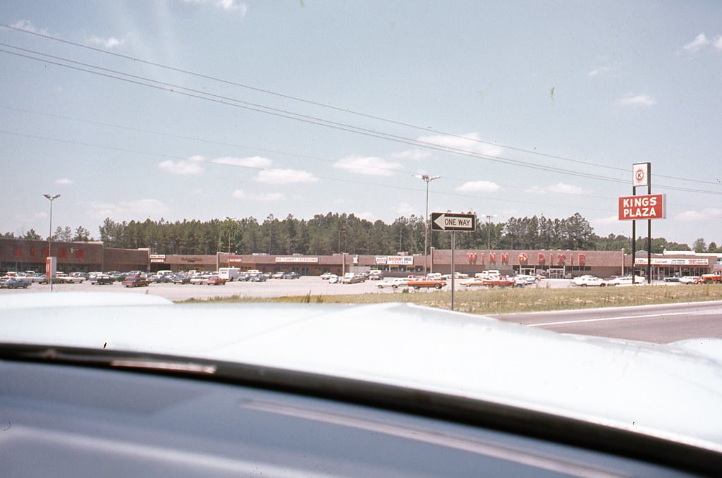King's Plaza Shopping Center, 3151 Capital Boulevard (North Boulevard) , Raleigh, 1970s