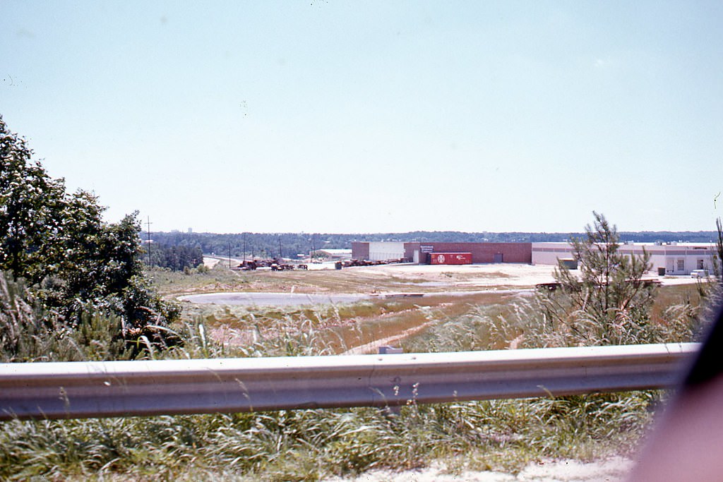 Unidentified, possibly view from Capital Boulevard, Raleigh, 1970s