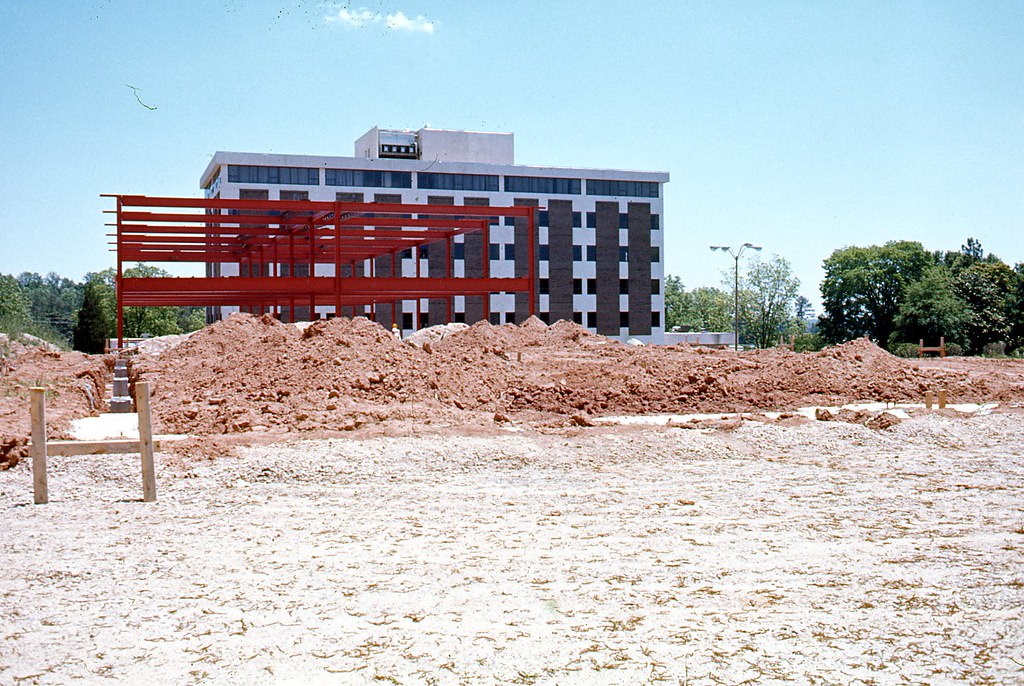 1100 Navaho Drive under construction, Raleigh, 1970s
