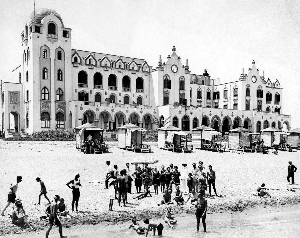 Beautiful hotel in Rhodes, 1920s.