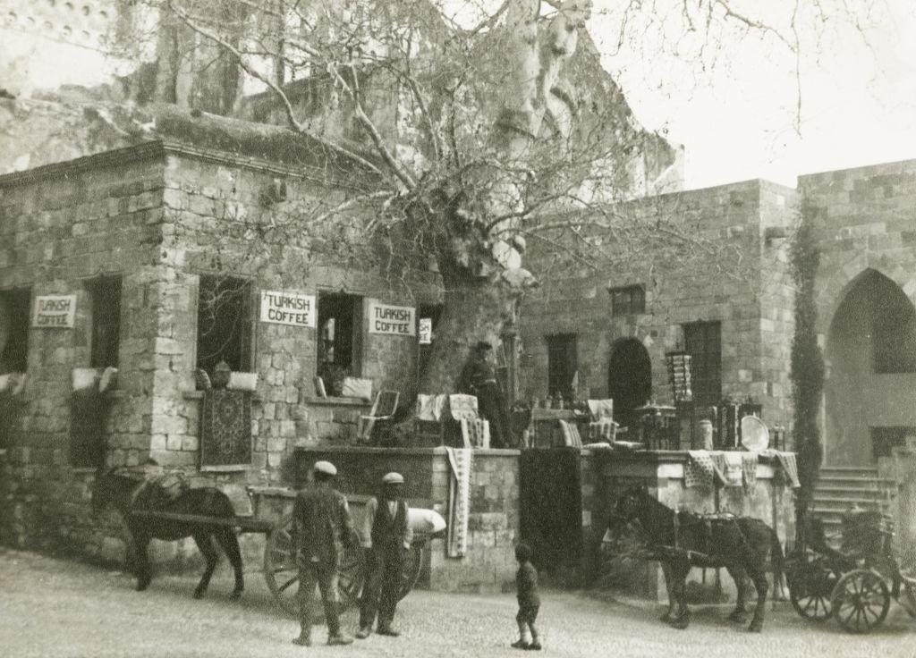 A café, Rhodes, 1936.