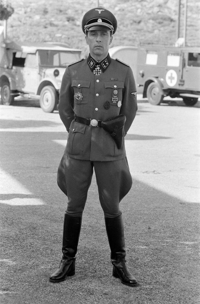 Anthony Valentine on the set of 'Escape to Athena' in Rhodes, Greece, 8th March 1978