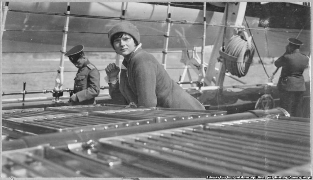 Tatyana Romanov aboard the Standart.