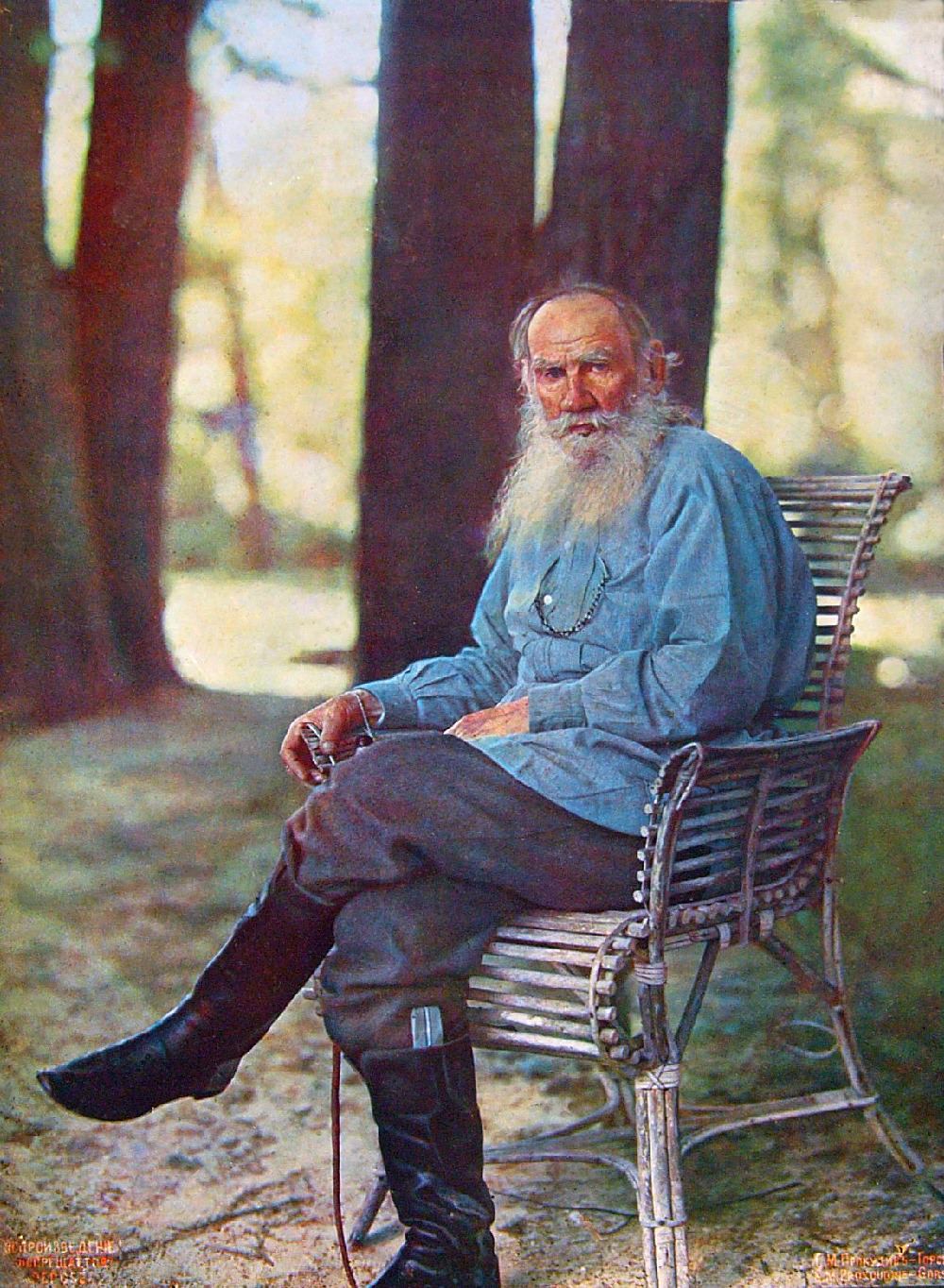 Leo Tolstoy. Yasnaya Polyana, 1908