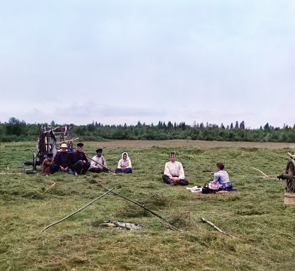 The village of Krokhino, 1909