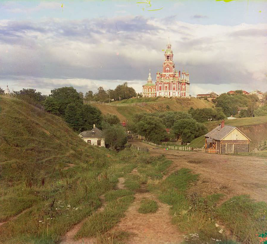 General view of the [Nikolaevskii] cathedral from southwest, 1911