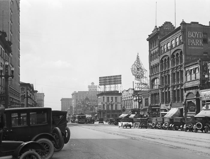 Main Street Looking South, Salt Lake City, 1920