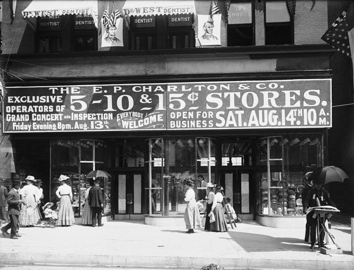 5-10 and 15 Cents Stores, August 1909.