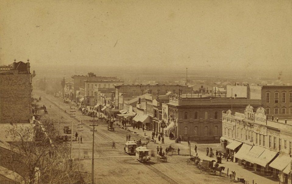 West Side Main St., Salt Lake City, 1900.