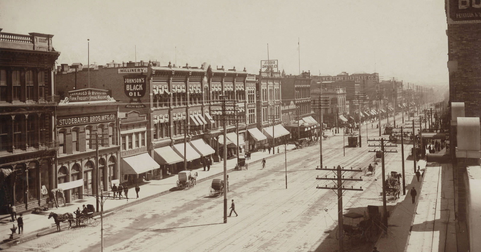 Part of Main Street, 1900.