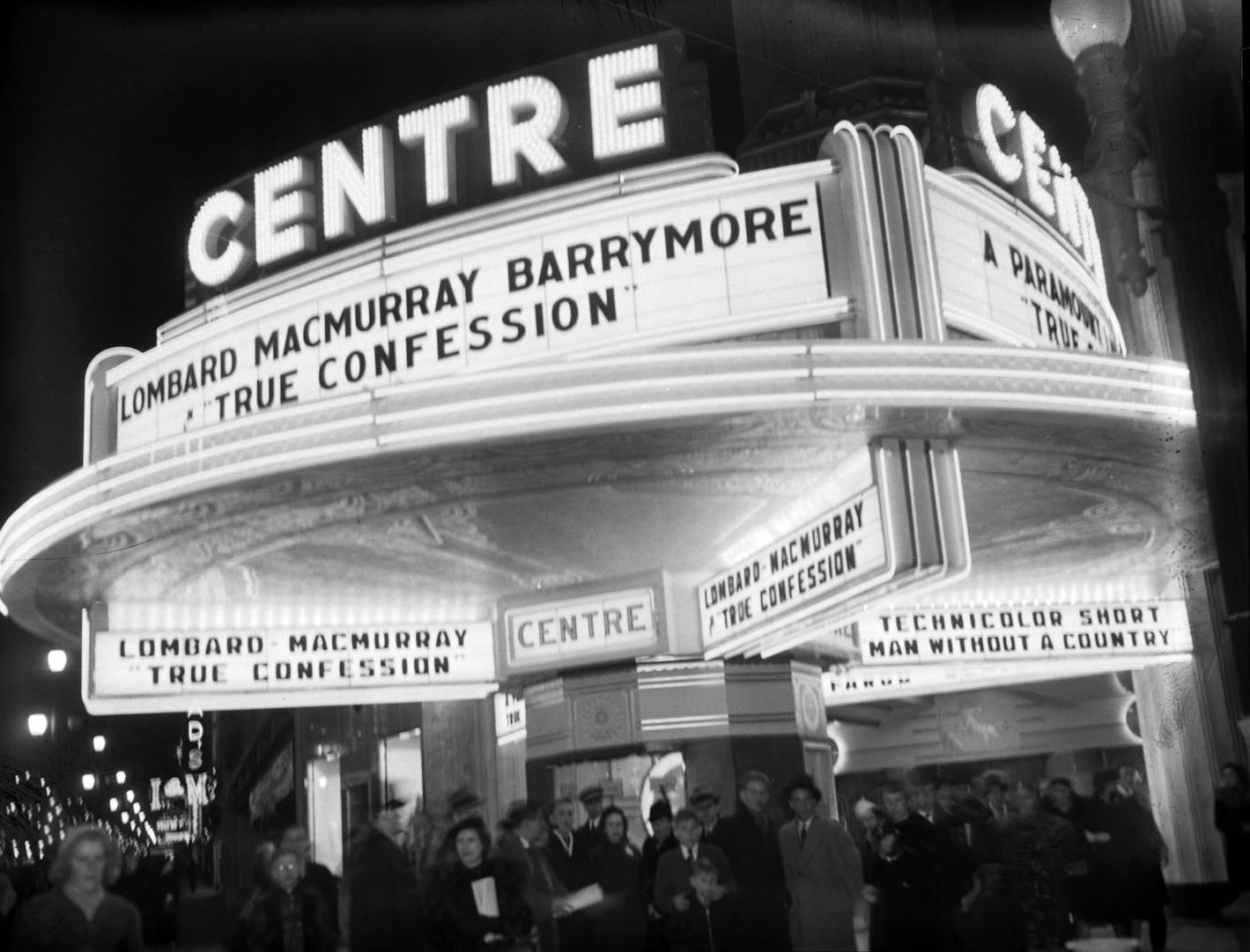 Centre Theater 300 S and State Street in Salt Lake City in 1937.