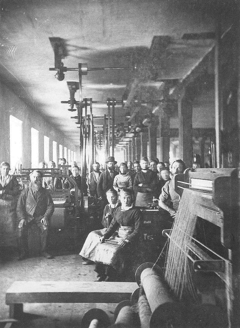 Workers in the Utah Woolen Mills.