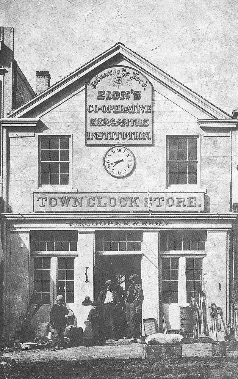 The Town Clock Store on East Temple Street.
