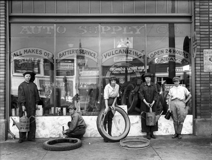 Auto Supply Company, B.F. Goodrich Tires, Salt Lake City, 1918.