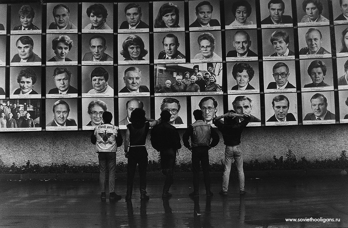 Shooting for the German magazine Blickpunkt. Moscow, 1987.