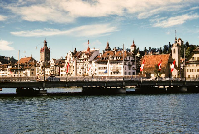 Seebrucke, Lucerne, 1950s