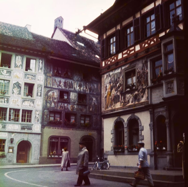 Stein am Rhein. Märlistadt, Switzerland, 1950s