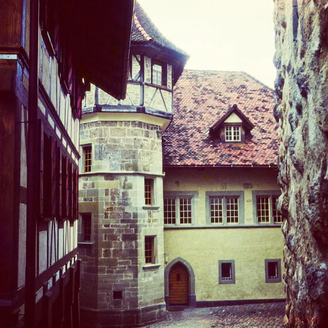 The Courtyard of Schloss Trachselwald, Trachselwald, 1950s