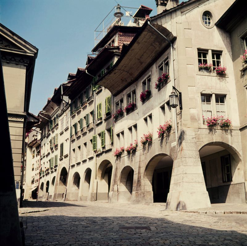 Corner of Postgasse and Postgasshalde, Bern, 1950s