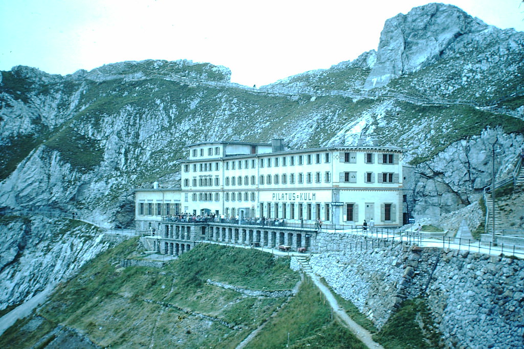 Mt Pilatus Hotel, Switzerland, 1953