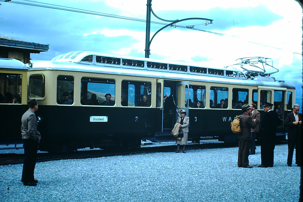 Car from Grindelwald, Switzerland, 1953