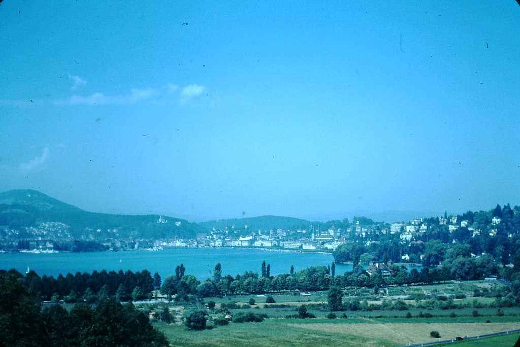 View of Lucerne from Hill, Switzerland, 1953