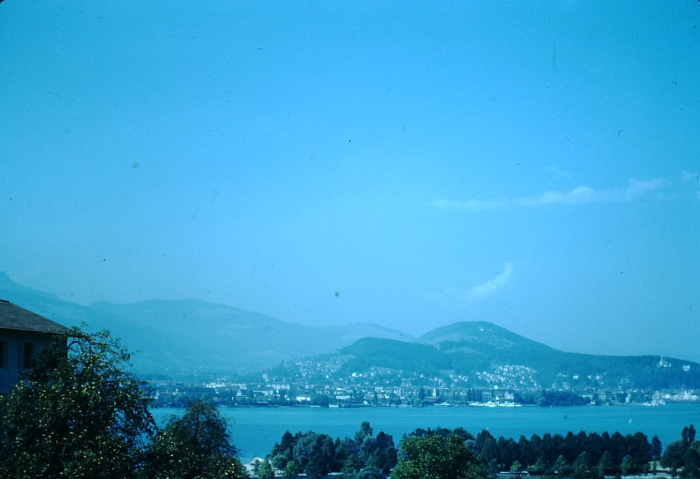 View of Lucerne from Hill, Switzerland, 1953