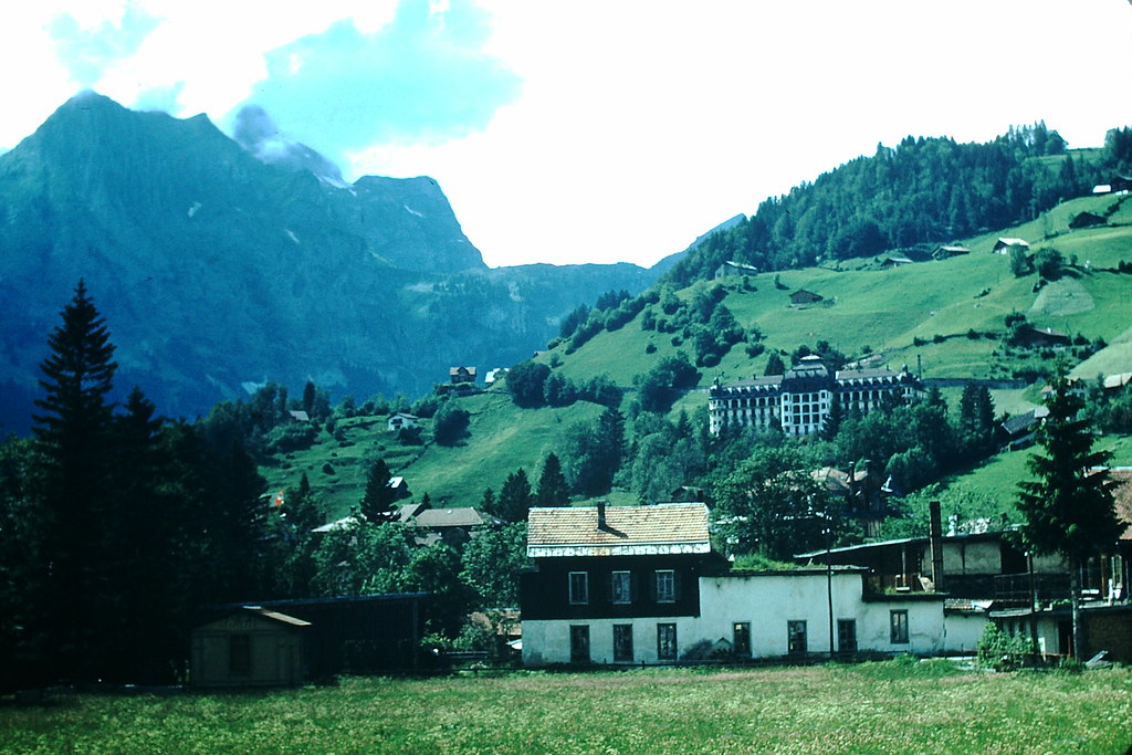 Scene Engelberg, Switzerland, 1953
