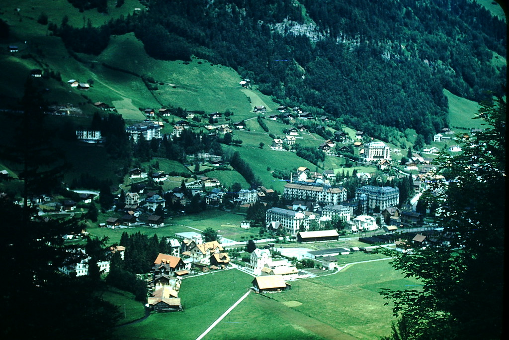Engelberg- From Funicular, Switzerland, 1953